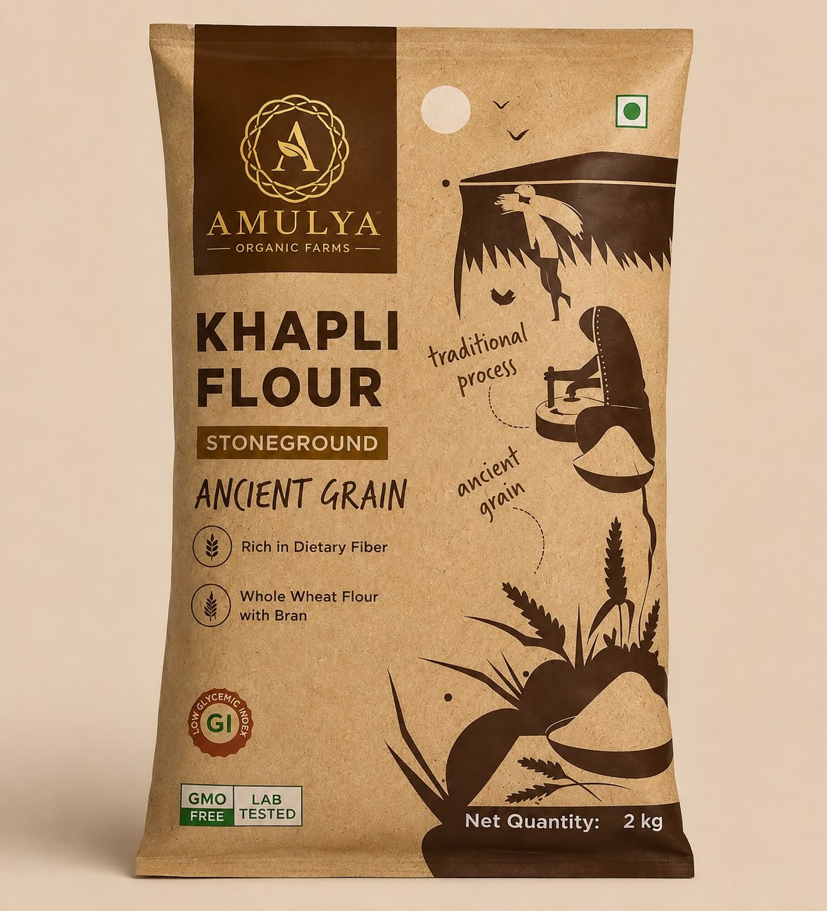 Khapli Atta (10 kg) - Image 2